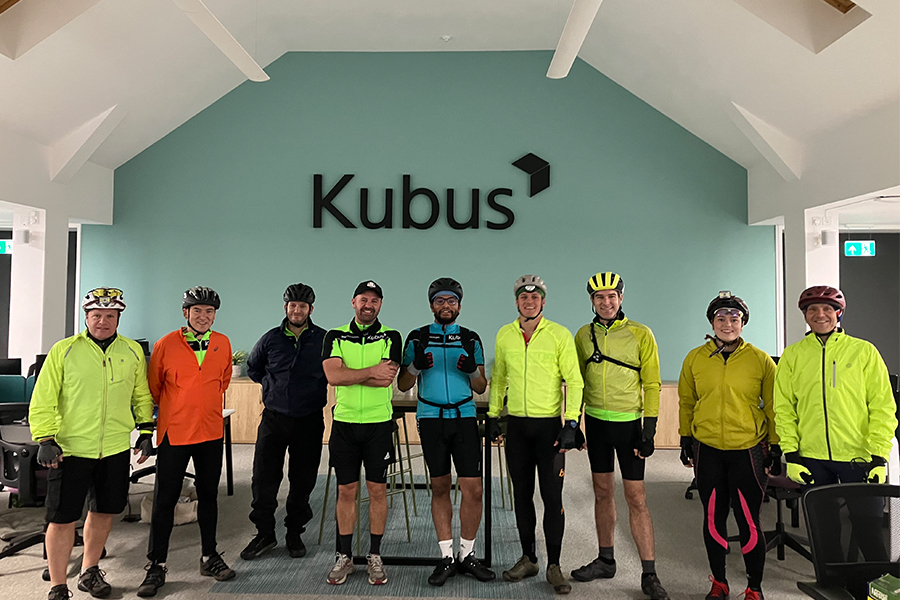 Kubus team tackle 100-mile cycle in honour of Young Gloucestershire